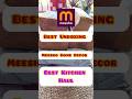Best Unboxing | Meesho Home Decor | Best Kitchen Haul Under Budget #meesho #meeshohaul #meeshofinds