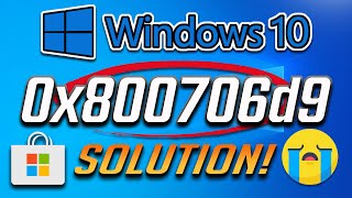 how to fix microsoft store error 0x800706d9 in windows 10 - [2024]