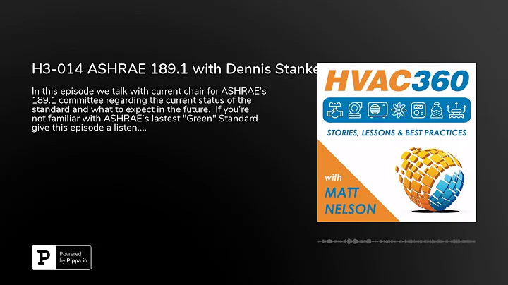 H3-014 ASHRAE 189.1 with Dennis Stanke