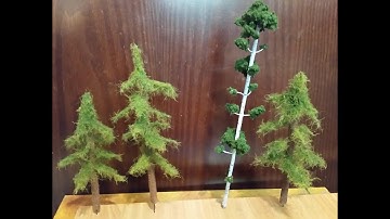 Make realistic trees for tabletop games