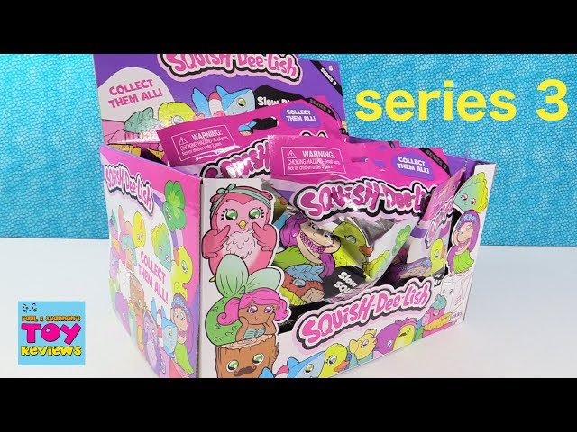 Squish Dee Lish Series 3 New Squishy Blind Bag Toy Review - roblox gold collection celebrity series 1 blind box opening pstoyreviews