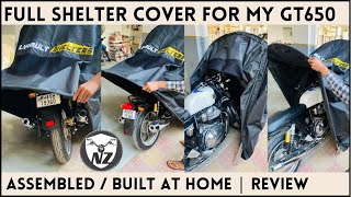 Polyvault Shelter Cover for my Continental GT 650 | RoyalEnfield Full Bike Protection Review (Hindi)