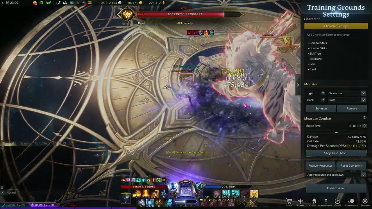 1535 Igniter Sorceress Trixion 2mins Damage Test (8.2m DPS) Lost Ark