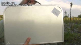 折りたたみテーブルを買った - coleman ミニアルミテーブル 170-5655