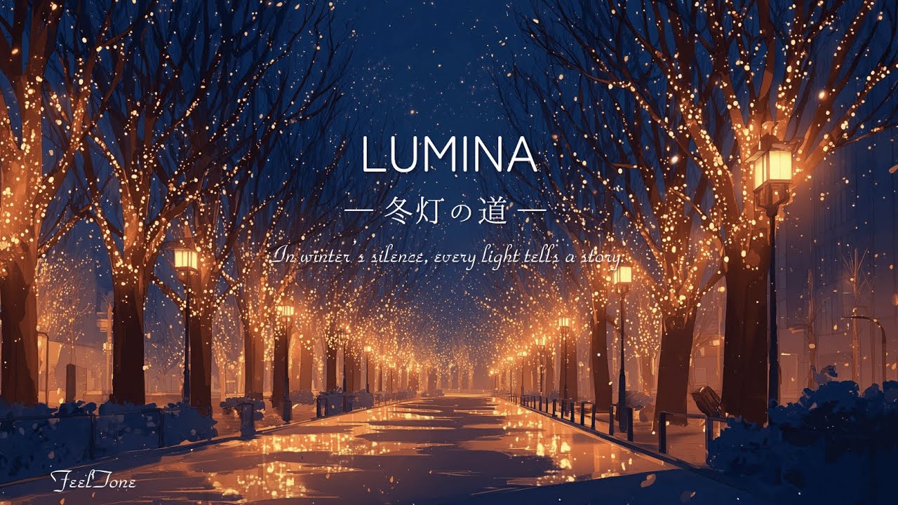 【Piano BGM】心を温めたい夜に｜LUMINA — 冬灯の道｜勉強・読書・作業