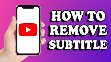 How To Turn Off Subtitles / Closed Captions On YouTube