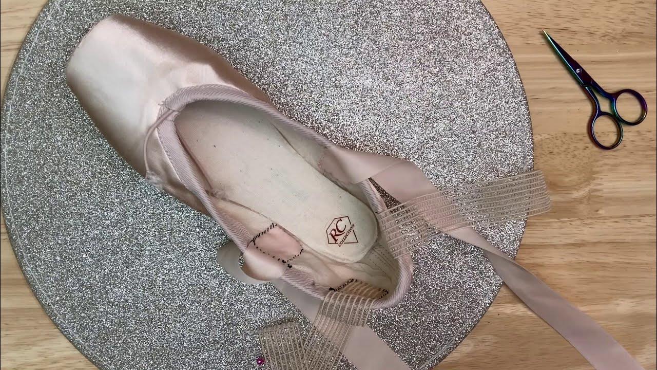 Sewing Ribbons and Elastics onto Pointe Shoes YouTube