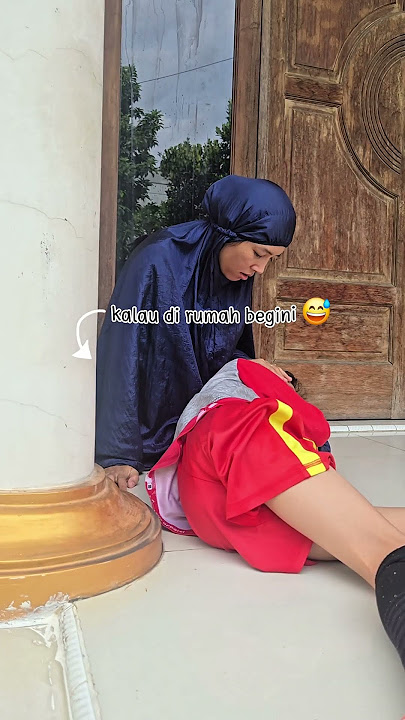 Abang malu dipeluk dan dicium mama kalau depan banyak orang 😅