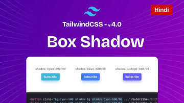 Learn Box Shadow Tailwind CSS Tutorial Hindi | Tailwind CSS | DesignCoach