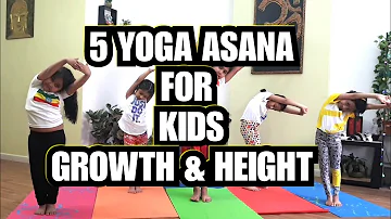 5 Yoga Asana for Proper Growth and Height in Kids | Kids Yoga with SHAKTI