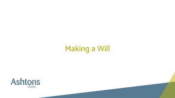 Making a Will