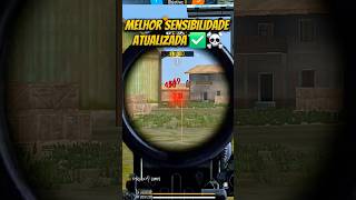 Melhor Sensibilidade Atualizada ✅️☠️ #freefire #freefirebrasil #dicas
