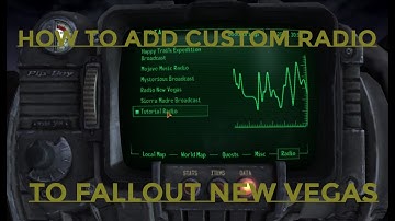 How to add custom radio in Fallout New Vegas GECK