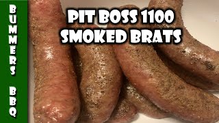 Smoked Brats | Pit Boss Smoked Brats | Simple Smoked Brats | Brat Recipe