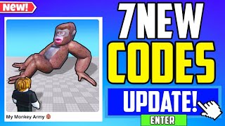 *SECRET UPDATE!* | MY MONKEY ARMY CODES 2025 (ROBLOX MY MONKEY ARMY)Part 1722