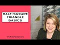 Sew Modern Quilts: How to Make Half-Square Triangles