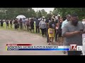Hundreds pay respects, call for change at George Floyd’s Raeford memorial service