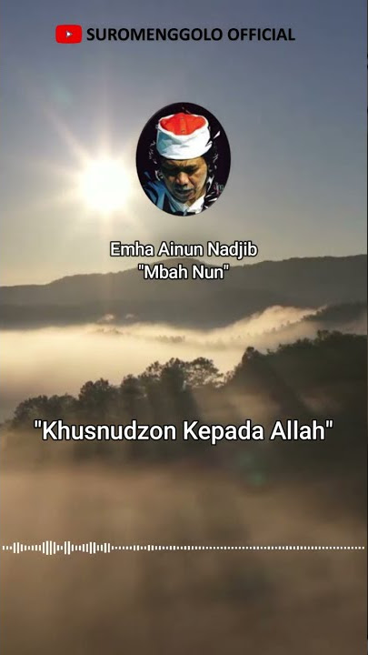 Renungan Cak Nun - Khusnudzon Kepada Allah #shorts | Cak Nun Terbaru