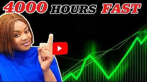 How To Get 4000 WATCH HOURS FAST (YouTube Growth Hacks)