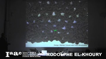 IAAC Lecture Series 2015 - Rodolphe el-Khoury