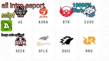 script intro Mlbb (MPL)