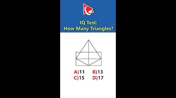 IQ-test uitgelegd: Hoeveel driehoeken kun jij tellen?