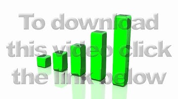 3D Bar Chart Growing -- Solid Color + AE File