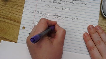 Unit 9 parametric equations example 1