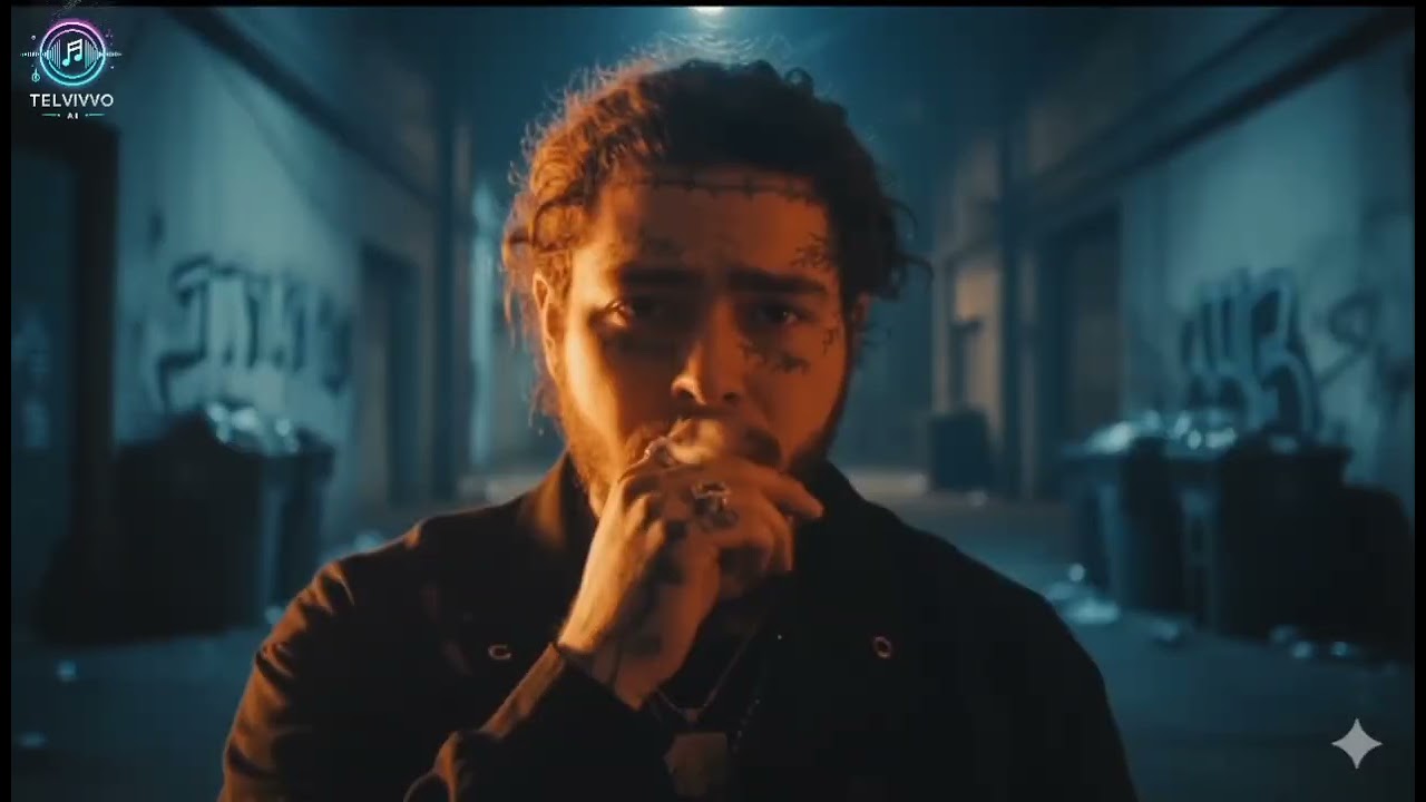 Post Malone. To late to mean it (Sad Ai Song Lyrics Video)