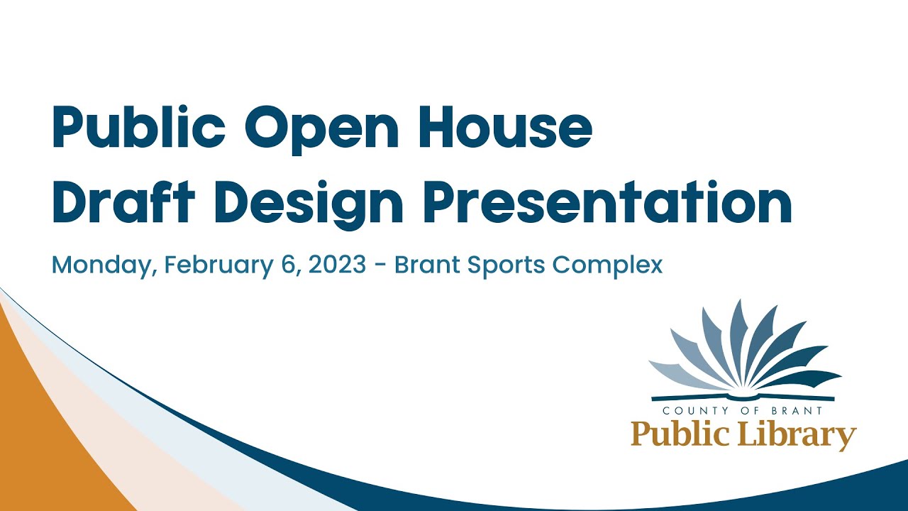 Public Open House - Draft Design Presentation (February 6, 2023) - YouTube