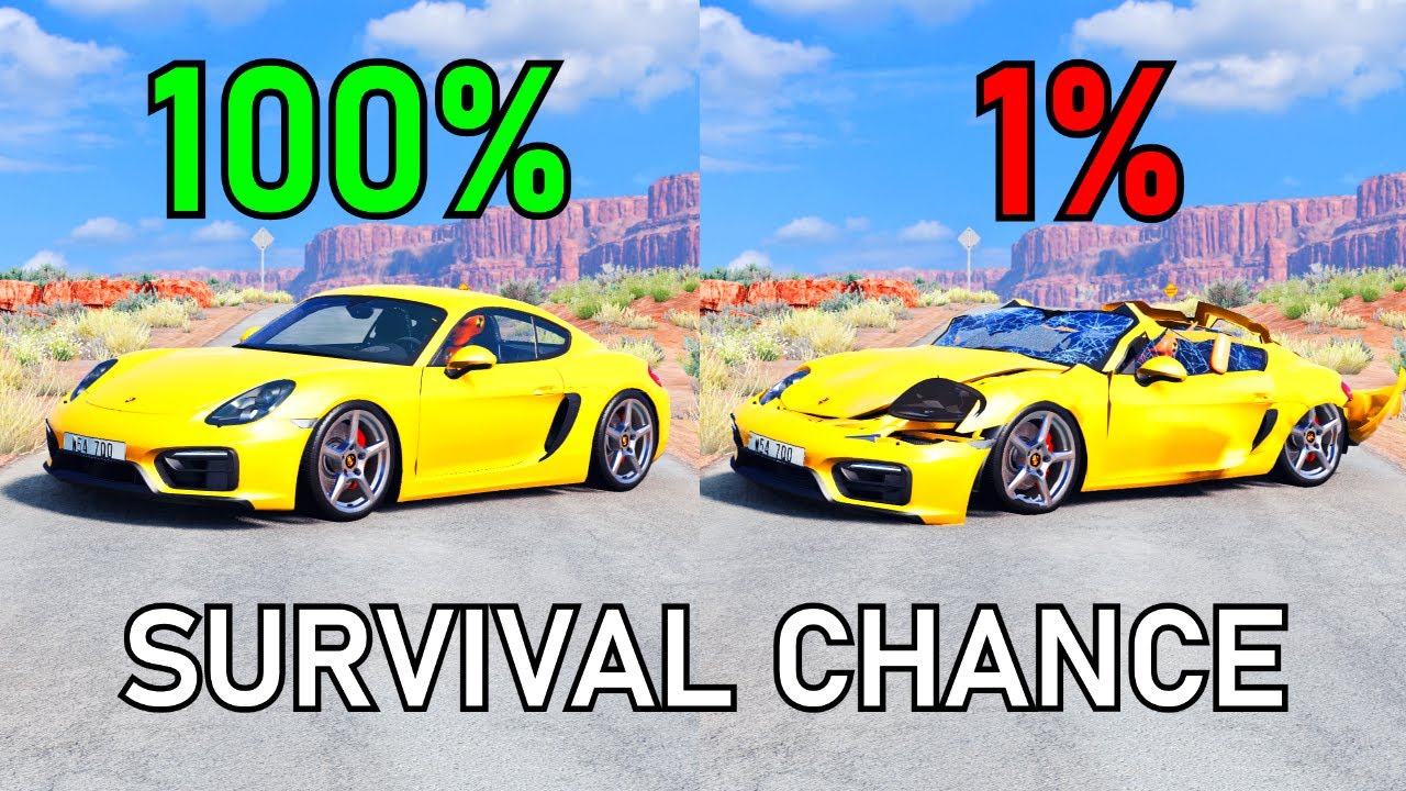 Realistic Survival Chance Crashes #76 | BeamNG.drive