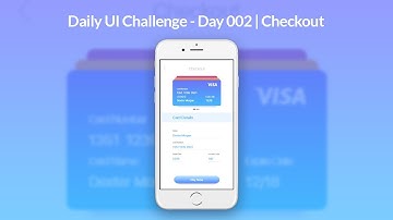 Daily UI - Day 002 | Credit Card Checkout Adobe XD Tutorial