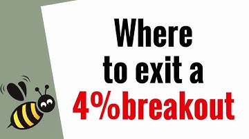 Where to exit a 4% breakout