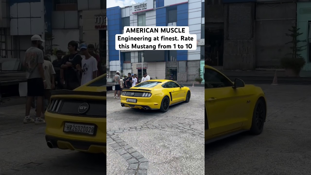 American🇺🇸Engineering at finest Rate this Mustang GT form 1 to 10.? #supercar #supercars #mustang