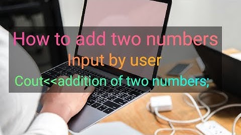 C++ program to Add two numbers (user input) || c++ || bca