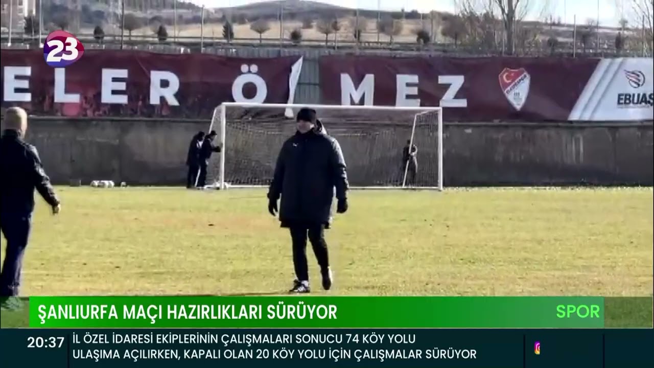 ŞANLIURFA MAÇI HAZIRLIKLARI SÜRÜYOR