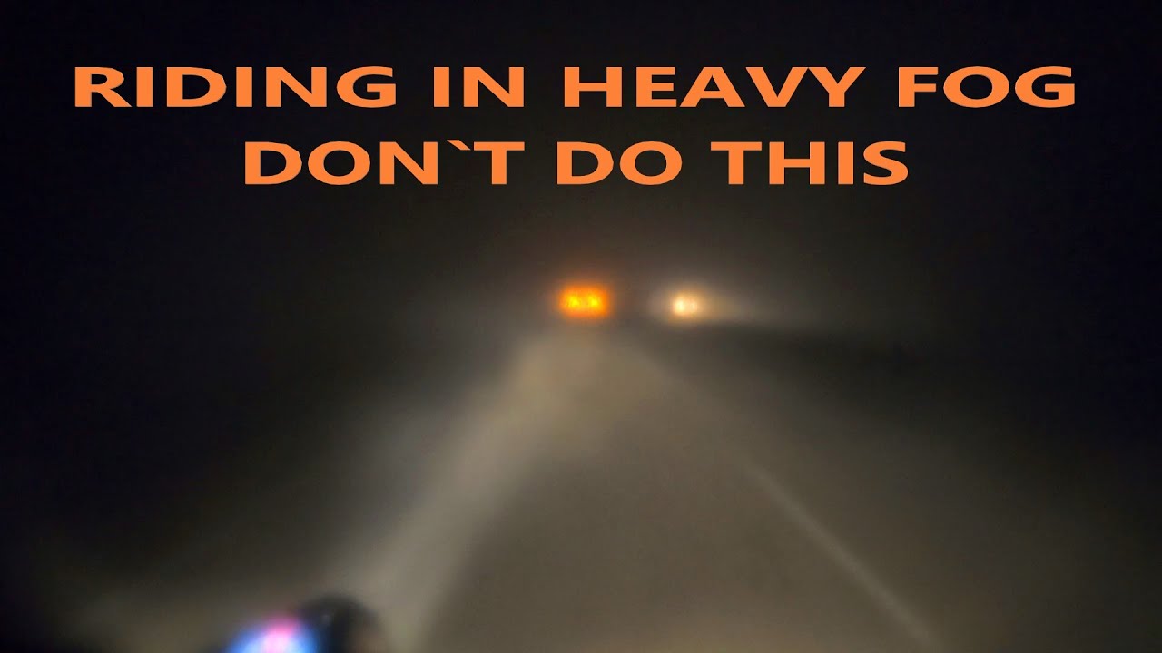 Fog Ride Riding in Heavy Fog | Don`t do this | Bike Ride in Heavy Fog - YouTube