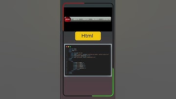 Navigation bar design 📲 (html css) #design #coding #html #css #javascript #animation #navigation