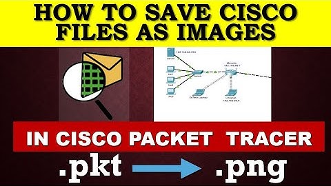 Save Cisco project as a picture || Cisco Packet Tracer v8.01