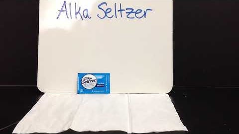 Alka Seltzer Lab Activity