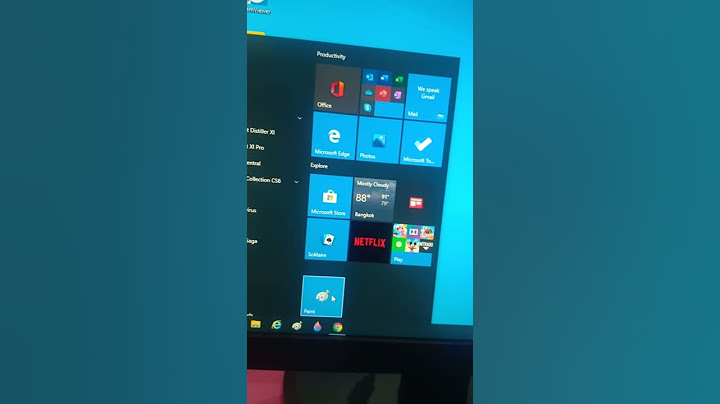 การสร้างไอคอนโปรแกรมไว้หน้าจอ wins 10 pro