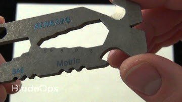 Schrade Titanium Key Chain Pry Multi Tool