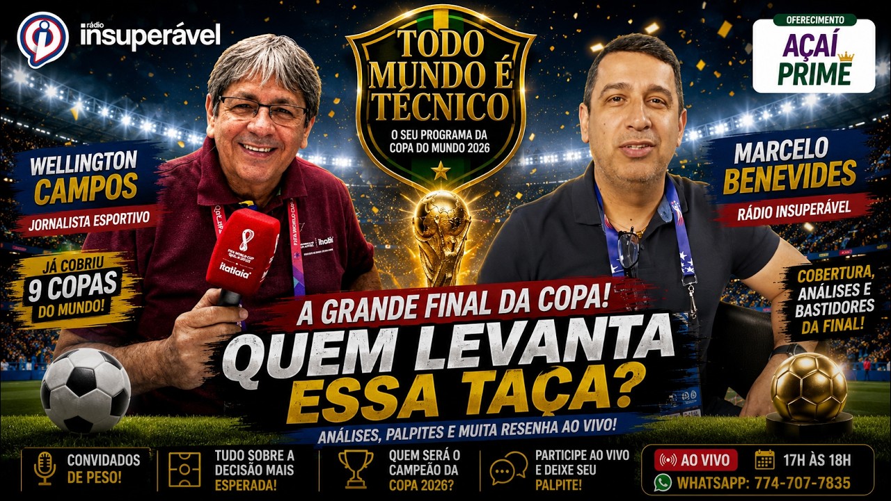 🔥GRANDE FINAL DA COPA! Wellington Campos e Marcelo Benevides revelam quem leva a taça!!