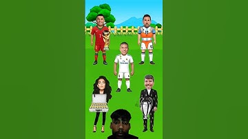 Who Owns Each Object? Ronaldo vs Messi vs Mrbeast vs Georgina #shorts #football