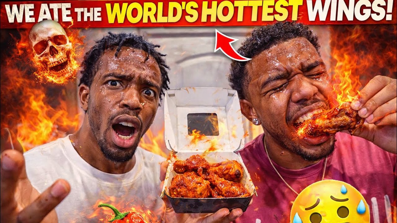 EATING THE WORLD'S HOTTEST WINGS!