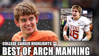 Arch Manning's CAREER HIGHLIGHTS 🎥 Top plays for the Texas Longhorns 🏈 | ESPN College Football