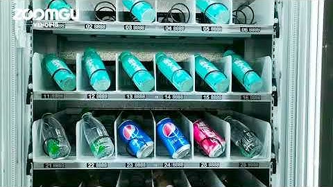 ZOOMGU 22 inch touch screen fresh food vending machine with elevator system