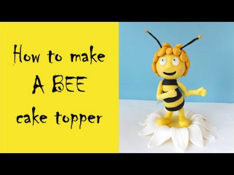 How to make Fondant Bees cake Topper  Edible simple bees cake topper  #cakesforyoubyfrance 