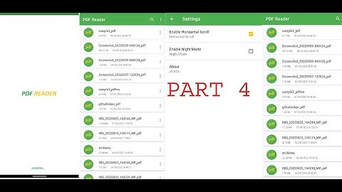 How to create PDF Reader App in Android Studio - Part 4