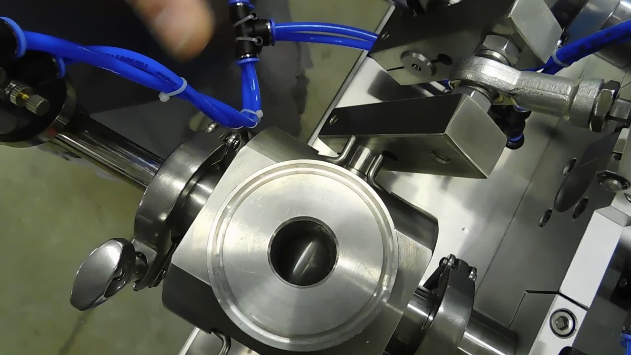 Apex Filling Systems - Clocking A Three Way Valve on Dual Head Piston Filler